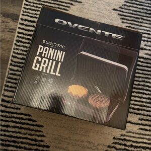Ovente Electric Panini Grill - Black